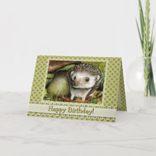 Little hedgehog card