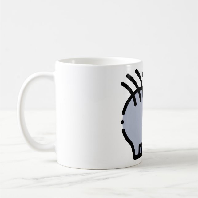 Little Hedgehog Coffee Mug (Left)