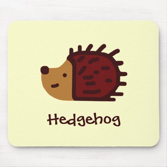 Little Hedgehog! Mouse Mat (Front)