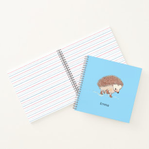 Little Hedgehog Personalised Notebook
