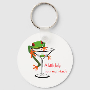 Little Help from My Friends Key Ring