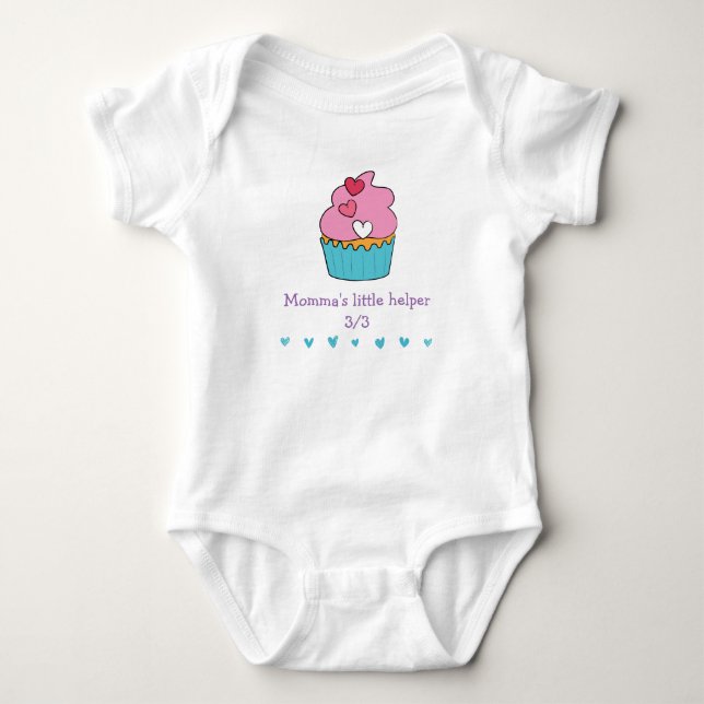  Little Helper Baby Bodysuit (Front)