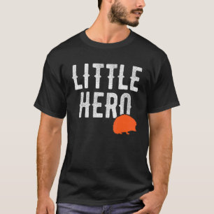 Little Hero  Cute Animal Hedgehog T-Shirt