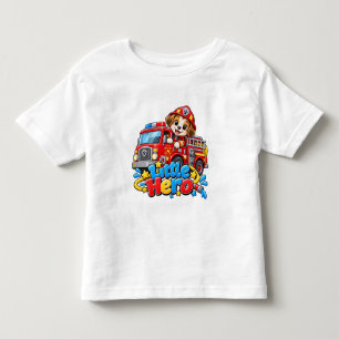Little Hero Firefighter (Boy) Toddler T-Shirt