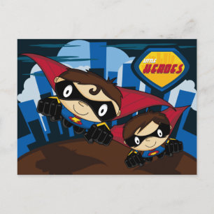 Little Heroes Superhero Postcard