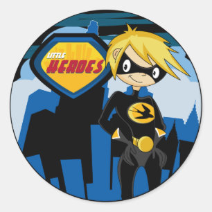 Little Heroes Superhero Sticker Sheet