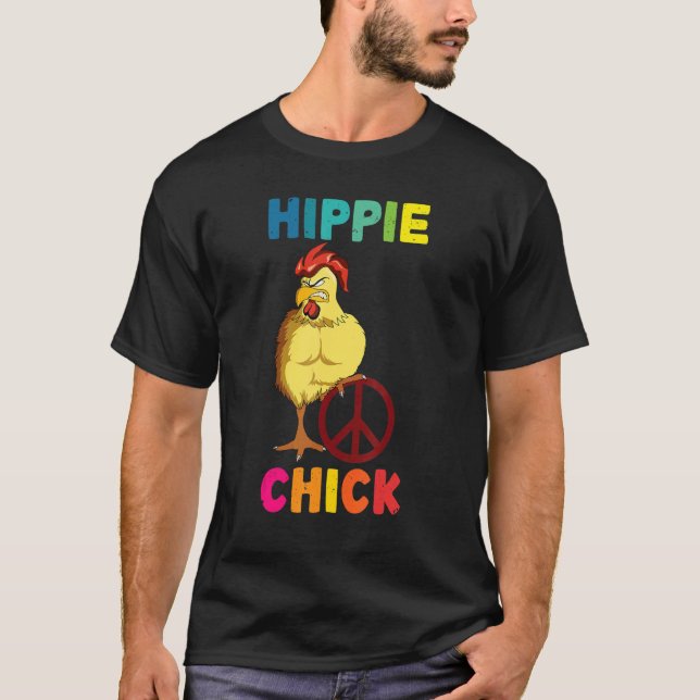 Little Hippie Chick  60s 70s Costume T-Shirt (Front)