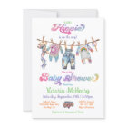 Little Hippie Tye Dye Clothesline Baby Shower