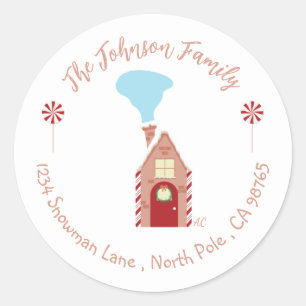Little Holiday House Envelope Seals