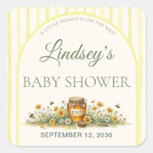Little Honey Baby Shower Bee Wildflower