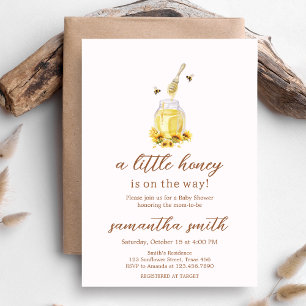 Little Honey Baby Shower Invitation