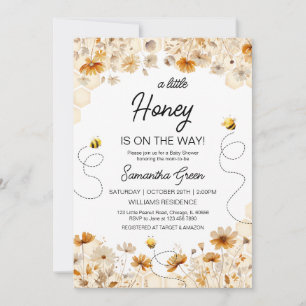 Little Honey Baby Shower Invitation