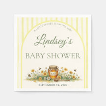 Little Honey Baby Shower Invitation Bee Wildflower