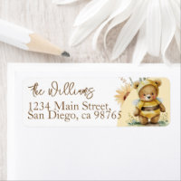 Little honey Bee Bear Baby Shower