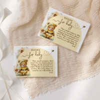 Little honey Bee Bear Baby Shower book request