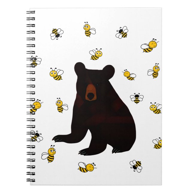 Little Honey Bee Bear Notebook (Front)