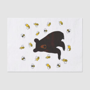 Little Honey Bee Bear Tissue Paper