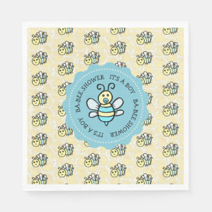 Little Honey Bee Boy's Baby Shower Napkin
