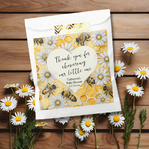 Little Honey Bee Comb Daisy Spring Baby Shower Favour Bags