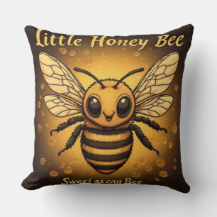 Little Honey Bee For Beekeepers And Bee Lovers Cushion