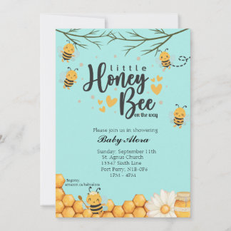 Little Honey Bee Invitation