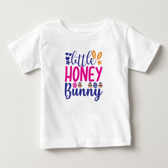 Little Honey Bunny Easter T-Shirt (Front)