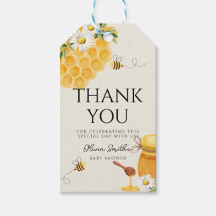 Little Honey Thank You baby shower Gift Tags