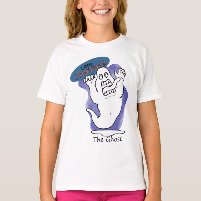 Little Horrors Ghost t-shirt (Front)