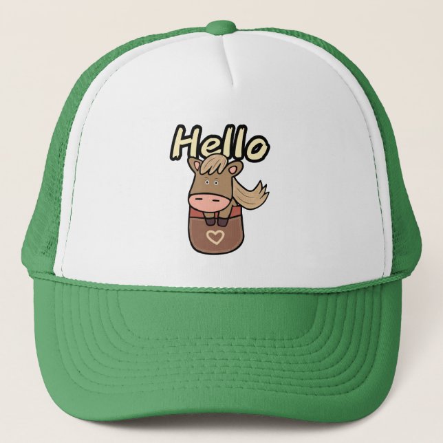 Little horse trucker hat (Front)