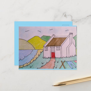 Little House By The Sea Postcard