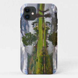 Little House in Mist on Lake iPhone 11 Case