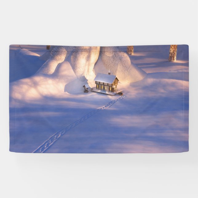 Little House in the Snow Banner (Horizontal)