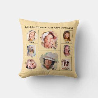 Little House on the Prairie Ingalls Family Cushion