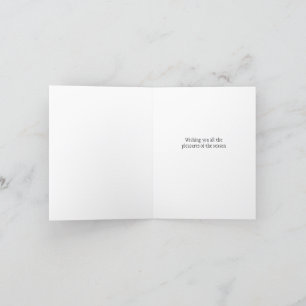 Little House on the Prairie Snowy Big Woods Holiday Card