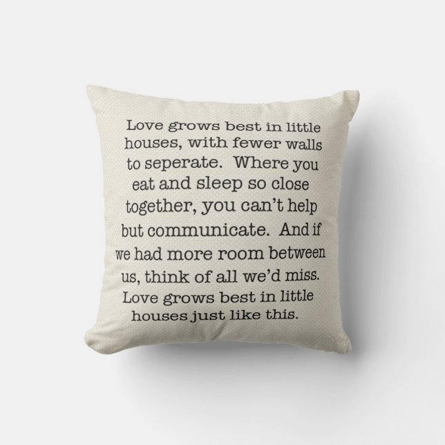 Little House Pillow (Front)