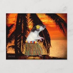 Little Hula Honey Postcard