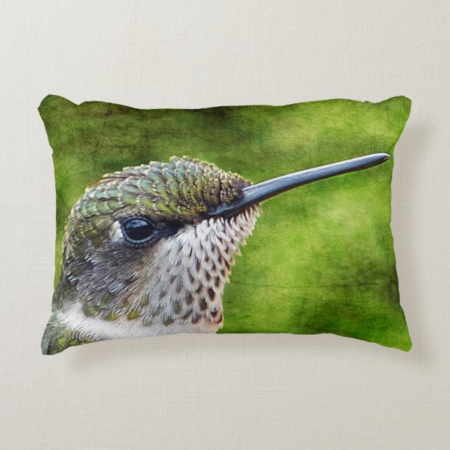 Little Hummer Decorative Cushion (Front)