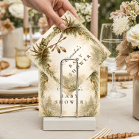 Little Hunter Antler Woodland Baby Shower