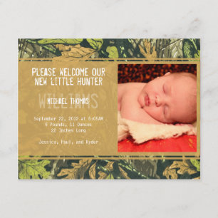 Little Hunter   Birth Announcements