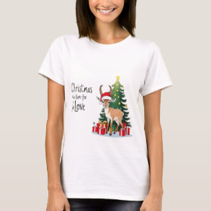 Little Ibex Wear Santa with 'Christmas  T-Shirt