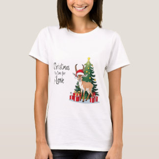Little Ibex Wear Santa with 'Christmas  T-Shirt