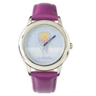 Little Ice Skater {purple} Watch
