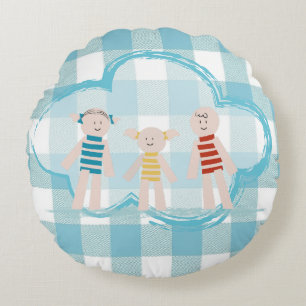 Little Inhabitants - Songs to Dream Round Cushion