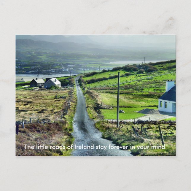 Little Irish Road Postcard (Front)