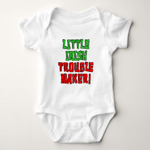 Little Irish Trouble Maker Baby Bodysuit