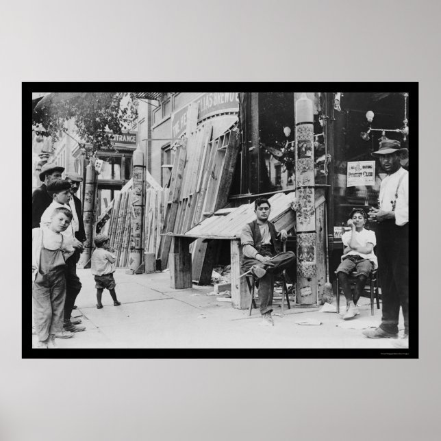 Little Italy Festival in New York City 1908 Poster (Front)