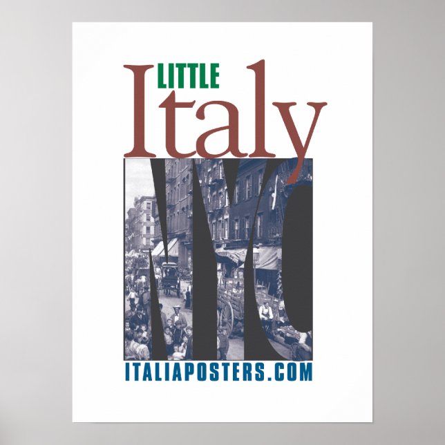 Little Italy New York City Logo Poster (Front)