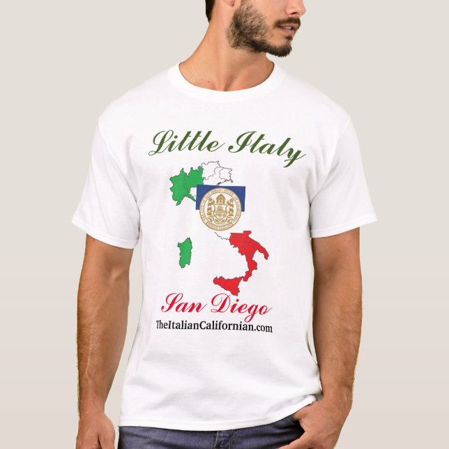 Little Italy San Diego T-Shirt (Front)