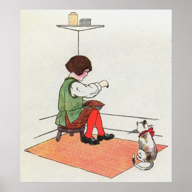 Little Jack Horner  Sat in the corner Poster (Front)