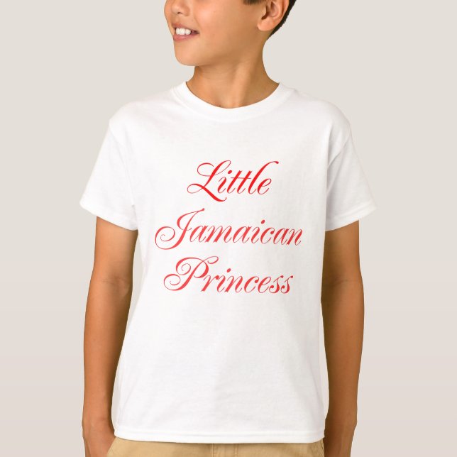 Little Jamaican Princess T-Shirt (Front)